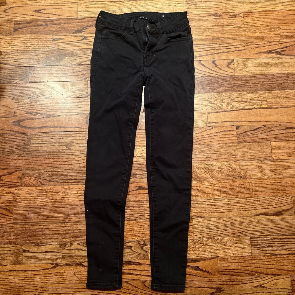 american eagle skinny black jeans